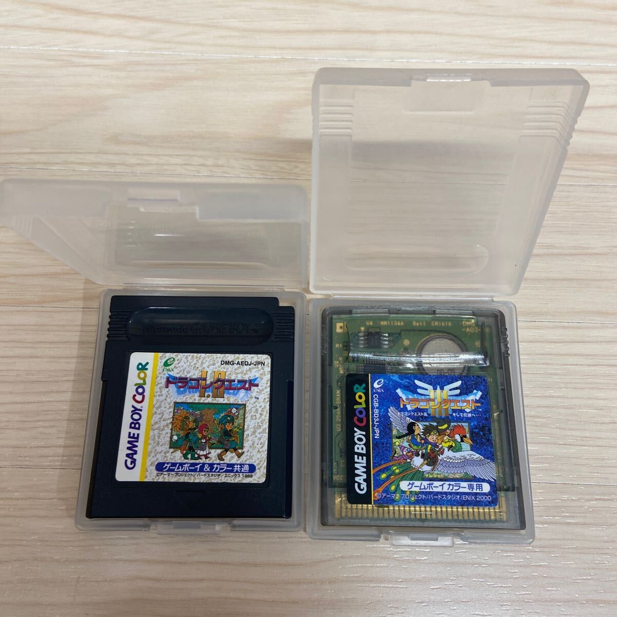 8 ドラゴンクエスト1.2＋3 ドラクエ ソフト 2点 ゲームボーイカラー GBC 現状販売 ENIX