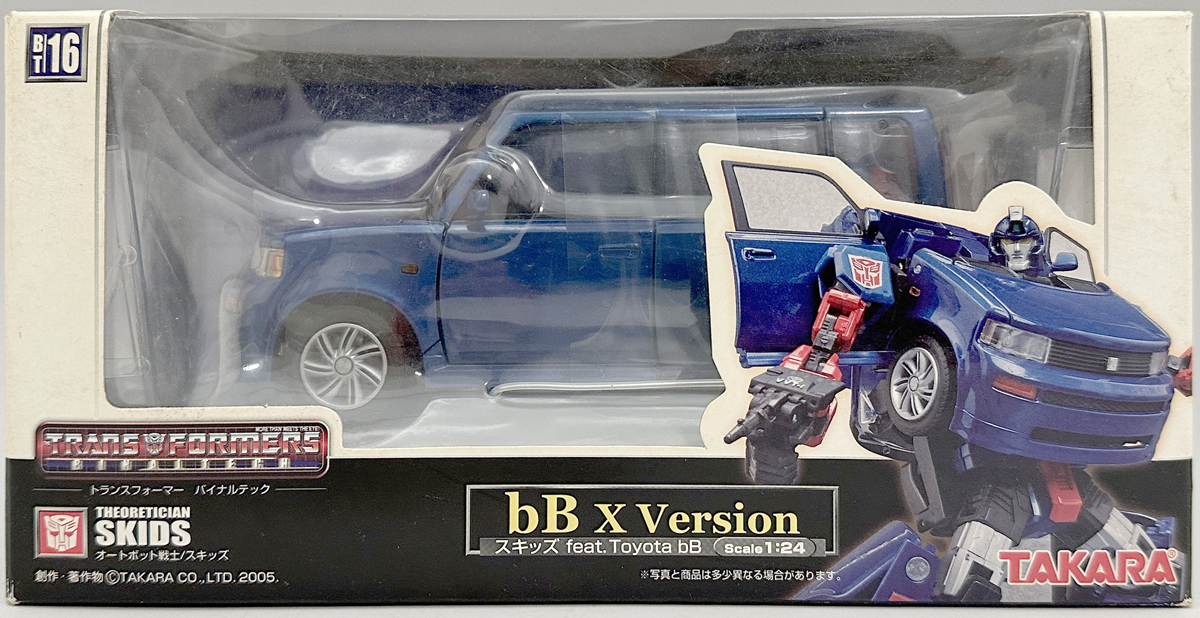 トランスフォーマー バイナルテック　BT-16　スキッズ feat.トヨタ bB X Version　未開封新品　タカラトミー