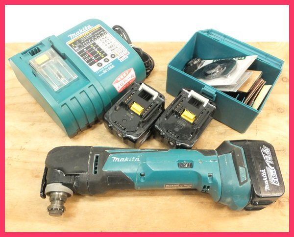 D1220U マキタ 14.4V 充電式マルチツール TM41D 14.4V 6.0Ah バッテリー3個付 電動工具 大工道具