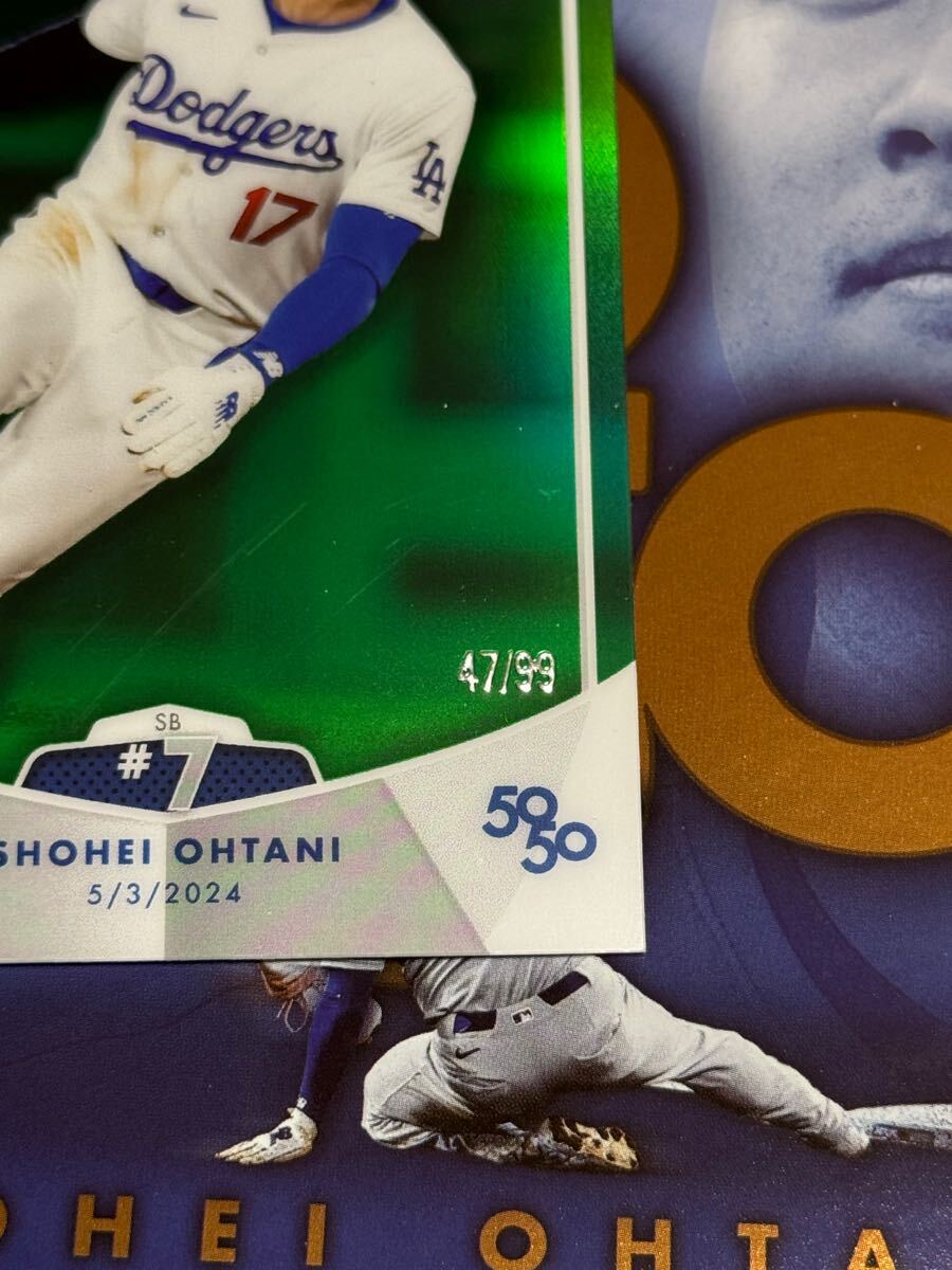 大谷翔平 / LosAngels Dodgers】Topps 50/50シリアルカード 99枚 大谷翔平 / LosAngels Dodgers】Topps 50/50シリアルカード 99枚