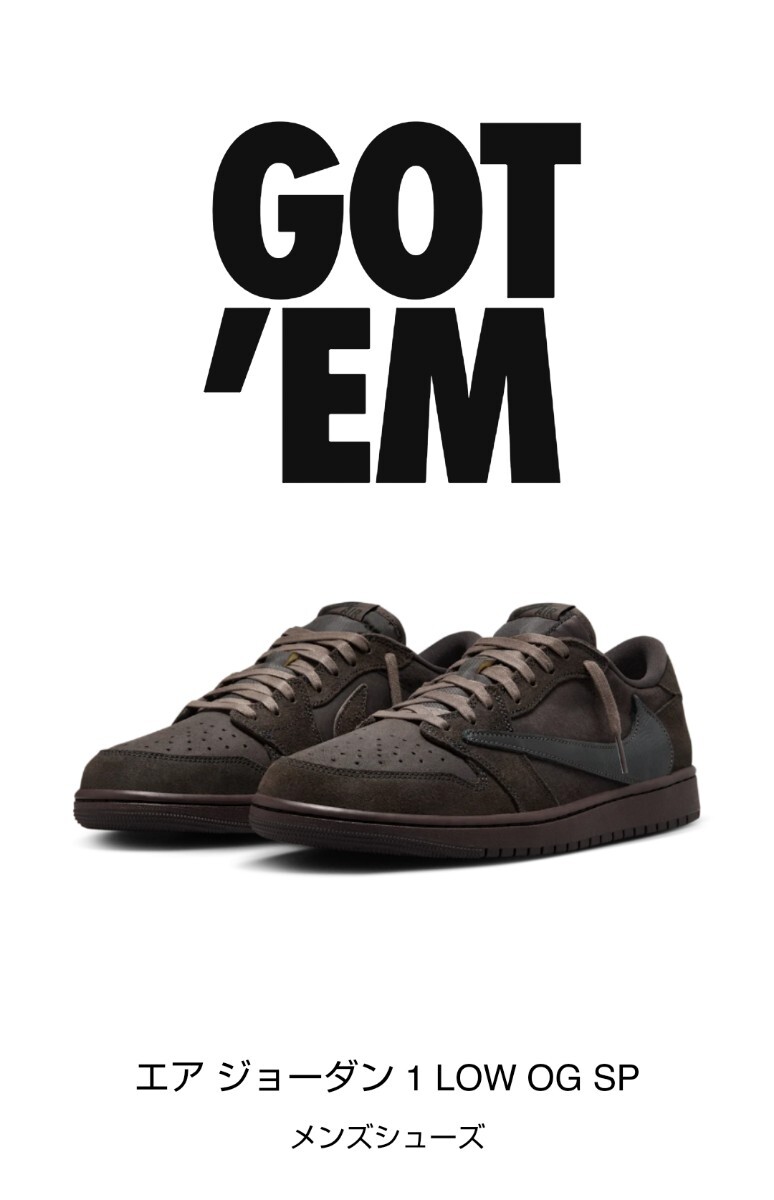 26 5cm 新品 Travis Scott × Nike Air Jordan 1 Low OG SP 26 5cm 新品 Travis Scott × Nike Air Jordan 1 Low OG SP