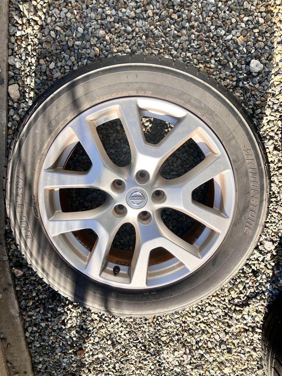 日産 エクストレイル T31 純正ホイール 18×7J+40 pcd114.3 5穴 4 日産 エクストレイル T31 純正ホイール 18×7J+40 pcd114.3 5穴 4