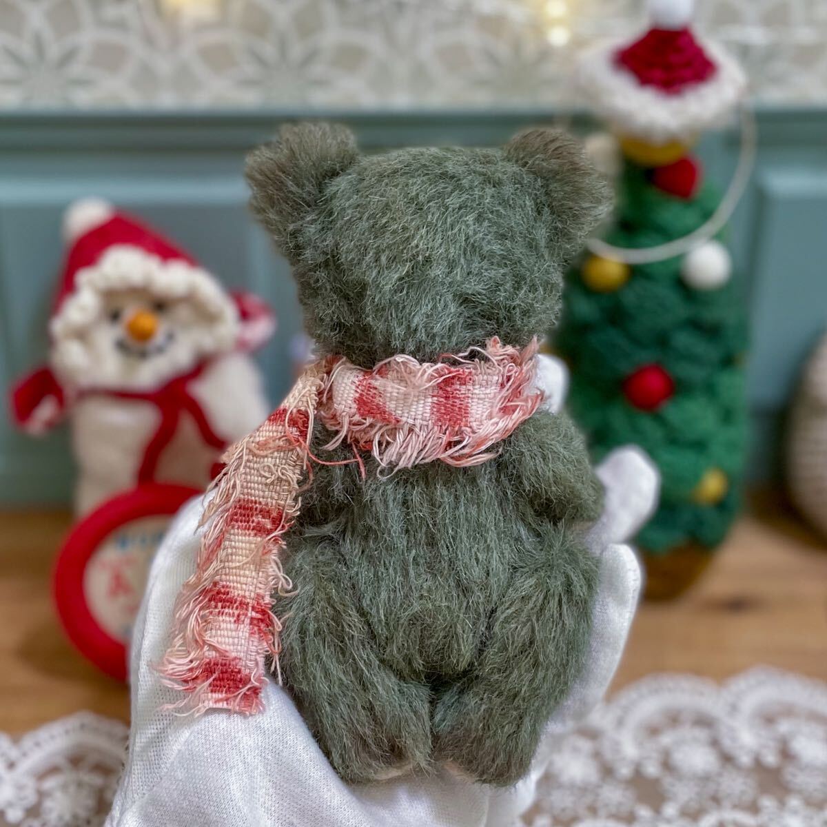fluffyteddy＊クリスマスベア【No.1】ハンドメイド テディベア