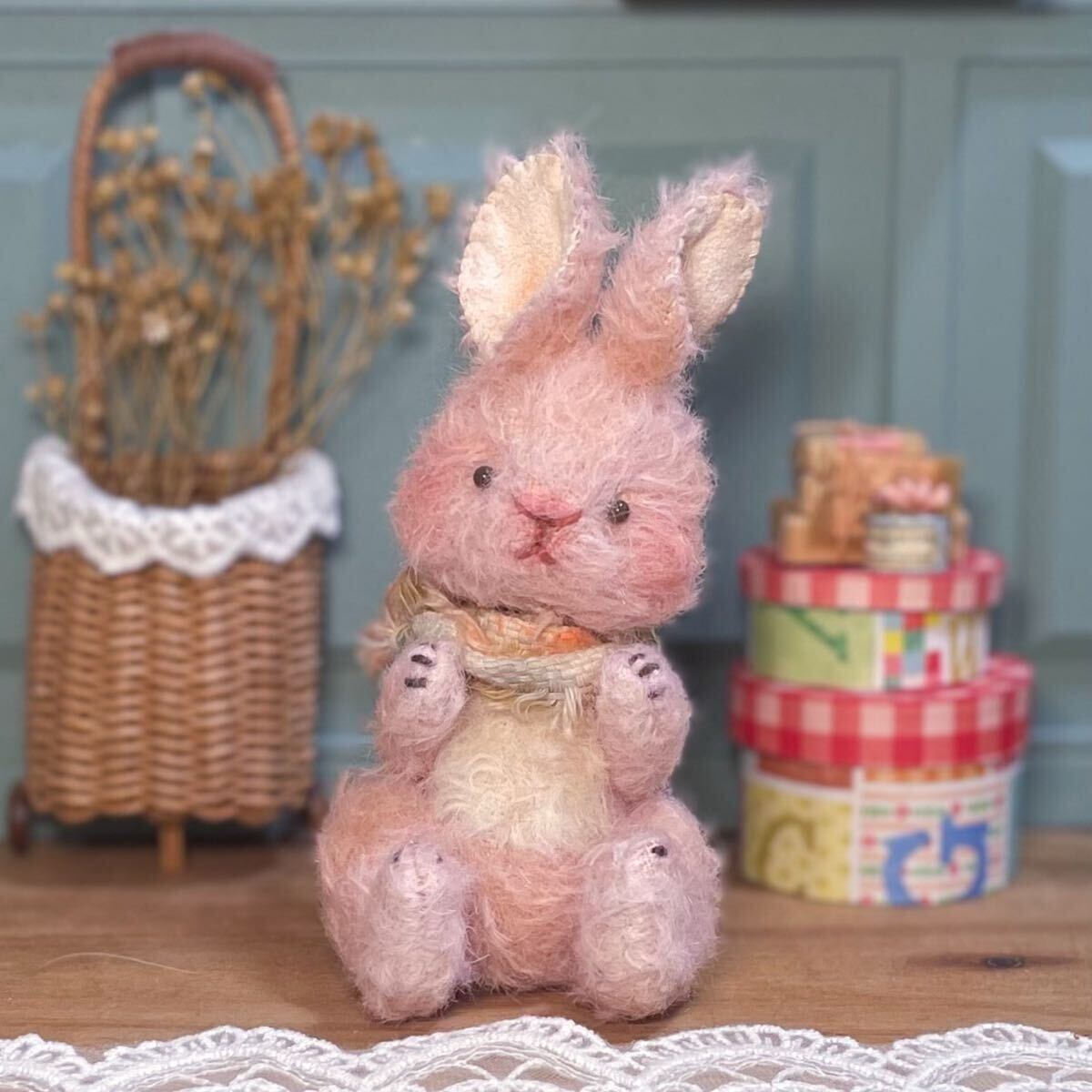 保管品】テディベア作家 ぬいぐるみ 熊 ベアー Keitri RIDI
