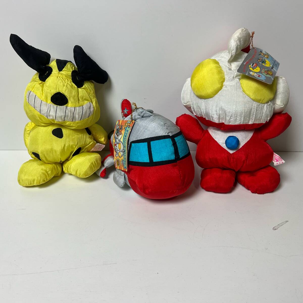 90年代　景品用ぬいぐるみ　ウルトラマン　タフタシリーズ　3種　バンプレスト　円谷プロ