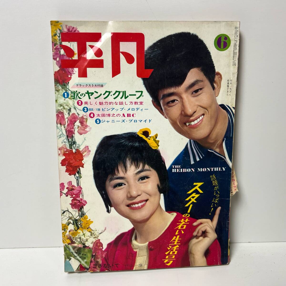 平凡 1965年 6月号 昭和40年 和泉雅子 東山明美 本間千代子 浜美枝 梓みちよ 伊藤るり子 水着 吉永小百合 石森章太郎