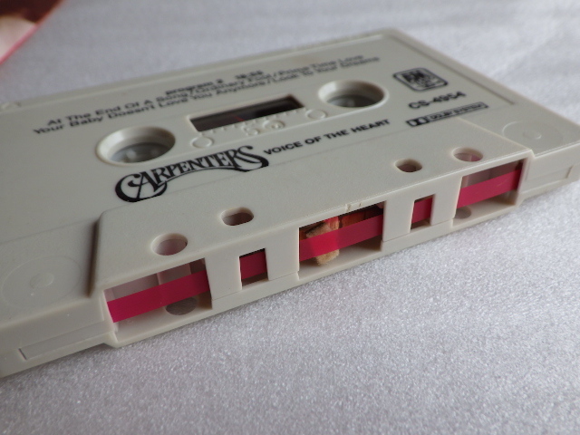 CARPENTERS ковровое покрытие nta-zVOICE OF THE HEART зарубежная запись кассетная лента z122801