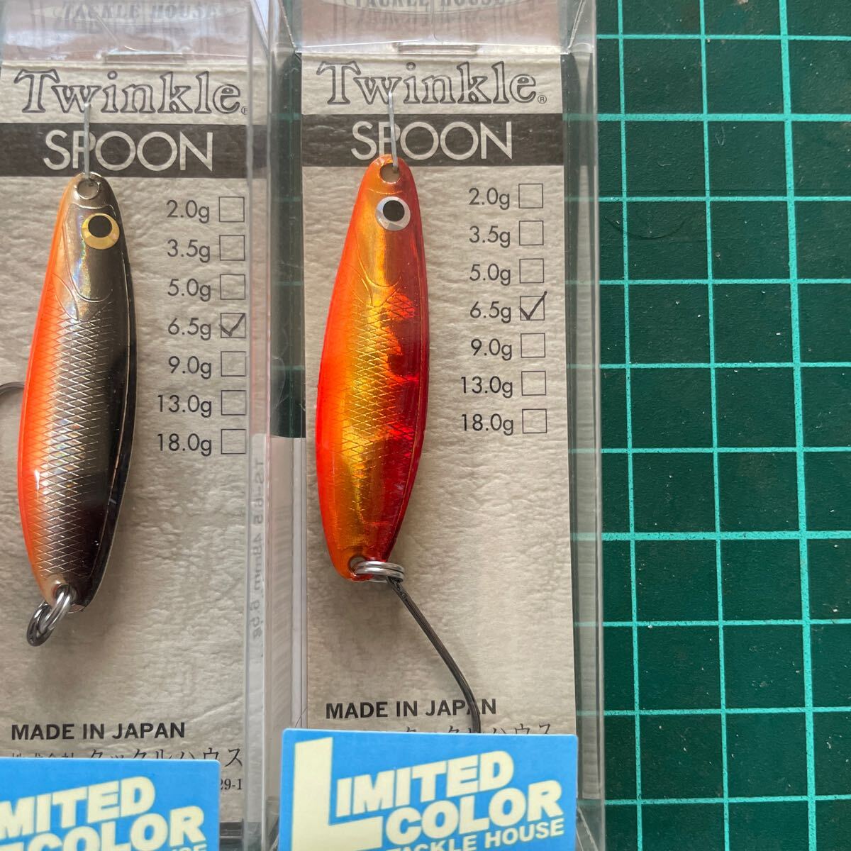 タックルハウス　ツインクルスプーン　6.5g 2個セット　新品未使用品 ダイワ_画像2