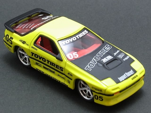 ★★★日曜夜★ルース★MAZDA RX-7 FC3S★IMPORT RACER! WAVE 8★OPTION D★JADA TOYS★1/64