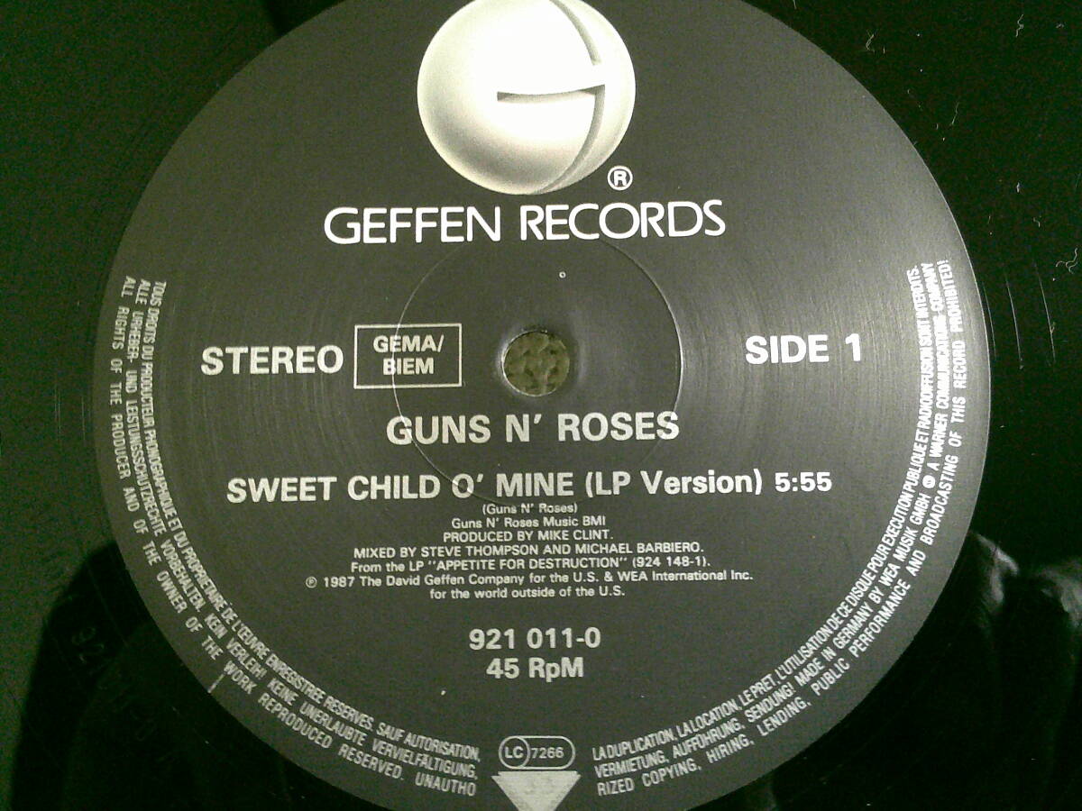 Ger12' Guns N' Roses/Sweet Child O' Mine_画像3