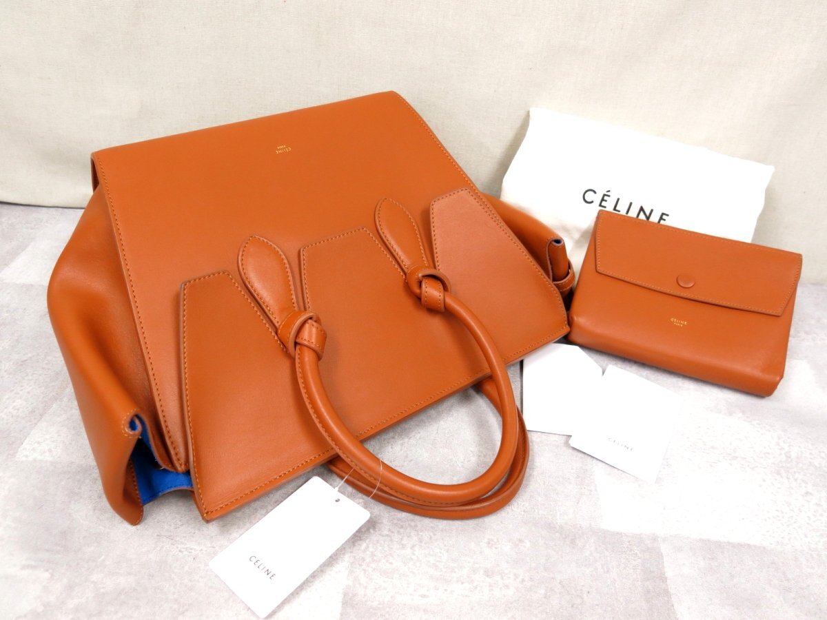 ○超美品○新品同様○CELINE セリーヌ○タイバッグ○カーフ ○超美品○新品同様○CELINE セリーヌ○タイバッグ○カーフ