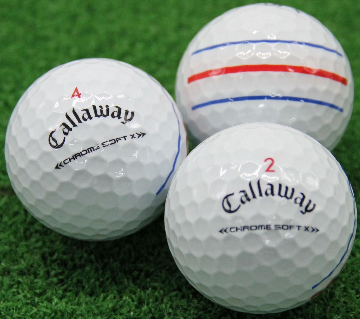 ABランク キャロウェイ Callaway CHROME SOFT X トリプル・トラック ホワイト 2022年モデル 20個 球手箱 ロストボール