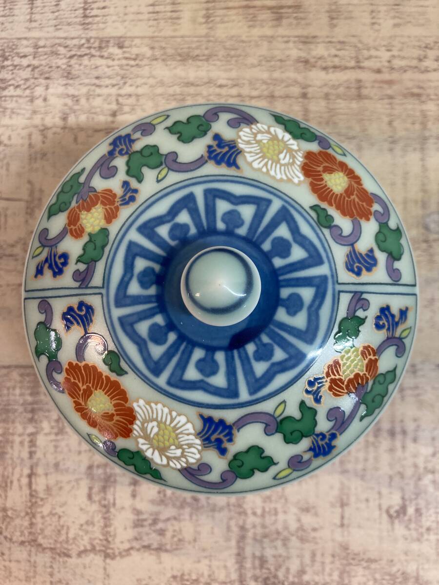 * не использовался товар высококлассный художественное изделие Arita . обе тысяч обжиг в печи крышка есть горячая вода . чашка 5 покупатель комплект керамика Imari стоимость . чай магазин идзакая бар . павильон