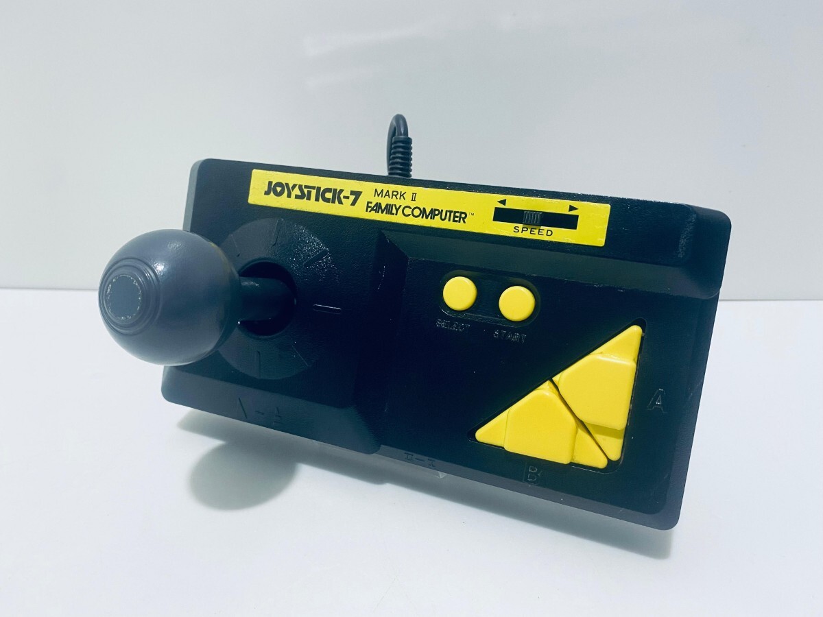 Nintendo 任天堂 FCファミリーコンピュータ レトロファミコン ジョイスティック7 MARK II コントローラ 希少品 動作品 動作確認済 (B-24)