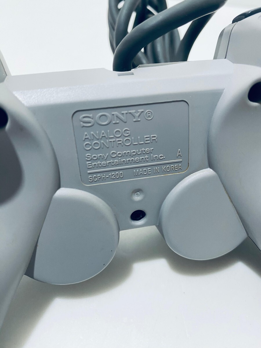  редкий товар PS управление Sony оригинальный PlayStation DUALSHOCK PlayStation SCPH-1200 рабочий товар рабочее состояние подтверждено (B-4)