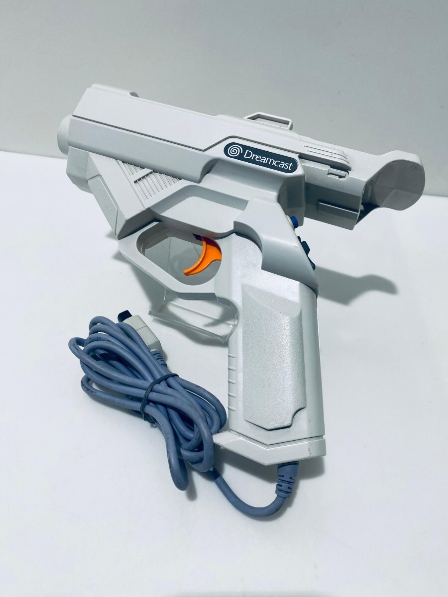 Dreamcast ドリームキャスト ガン HKT-7800 セガ SEGA 動作品 希少品 動作確認済 (E-2)