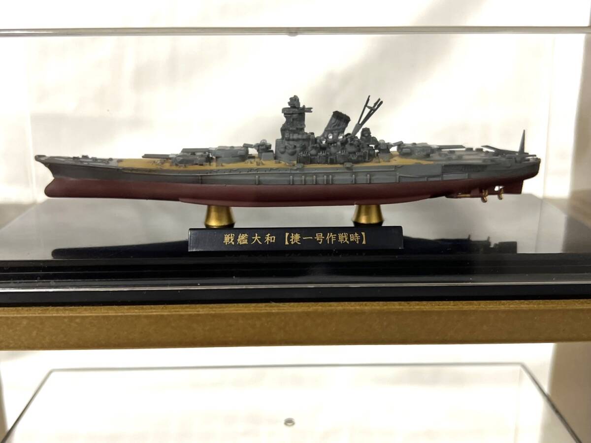 Z2291*ef toys 1/2000 scale Japan navy battleship Yamato *. warehouse finished model 4 point set .. hour heaven one number military operation hour . one number military operation hour glass case crack equipped 