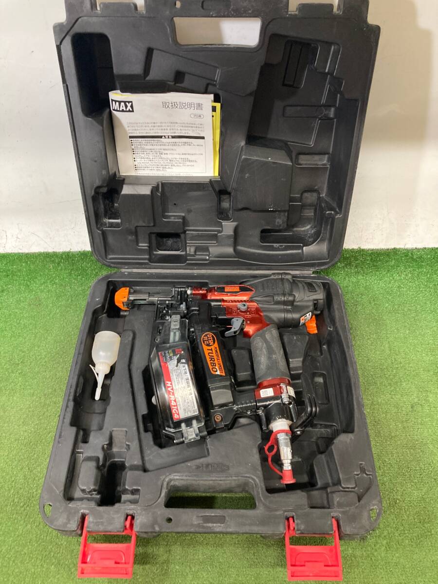 【中古品】★MAX(マックス) 41㎜高圧ねじ打機(ターボドライバ) HV-R41G4-R ITK03NBC7KUV