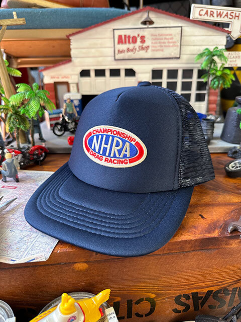 NHRA　メッシュキャップ　帽子色＝ネイビー ■ アメリカン雑貨 アメリカ雑貨