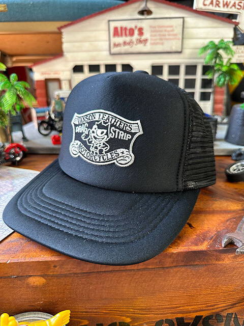 フィリックス　メッシュキャップ　（DRAG STRIP）　帽子色＝ブラック　■　アメリカン雑貨　アメリカ雑貨
