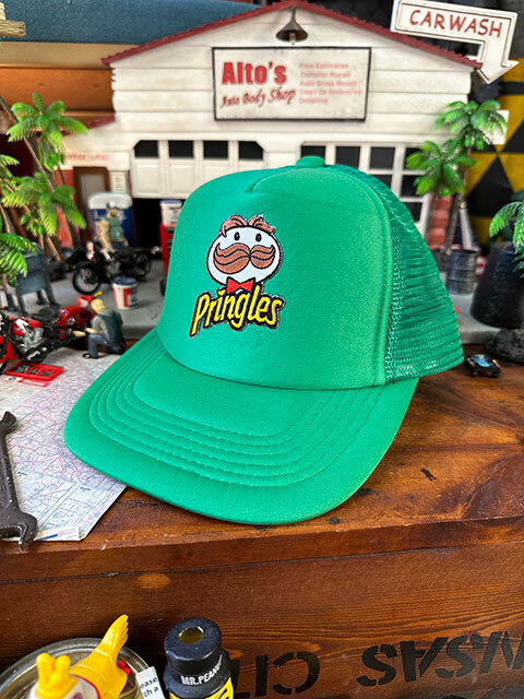 プリングルズ　メッシュキャップ　（グリーン）　帽子色＝グリーン　■　アメリカン雑貨　アメリカ雑貨