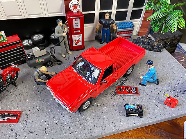マイスト　1973年ダットサン　ピックアップトラック620　ダイキャストミニカー　1/24スケール?。ē欹氓桑　觥ˉⅴ幞辚箅j貨