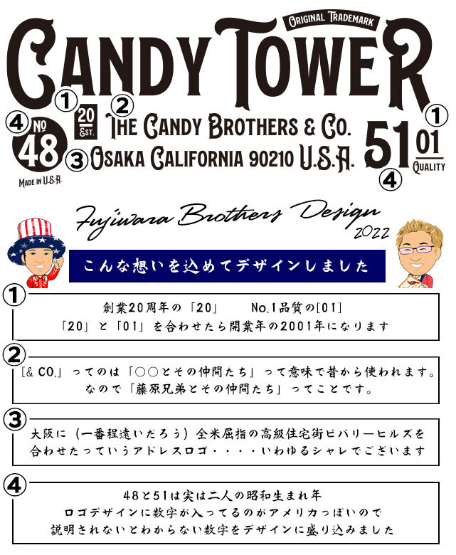 キャンディタワー　オフィシャル　ワークシャツ?。∕サイズ）
