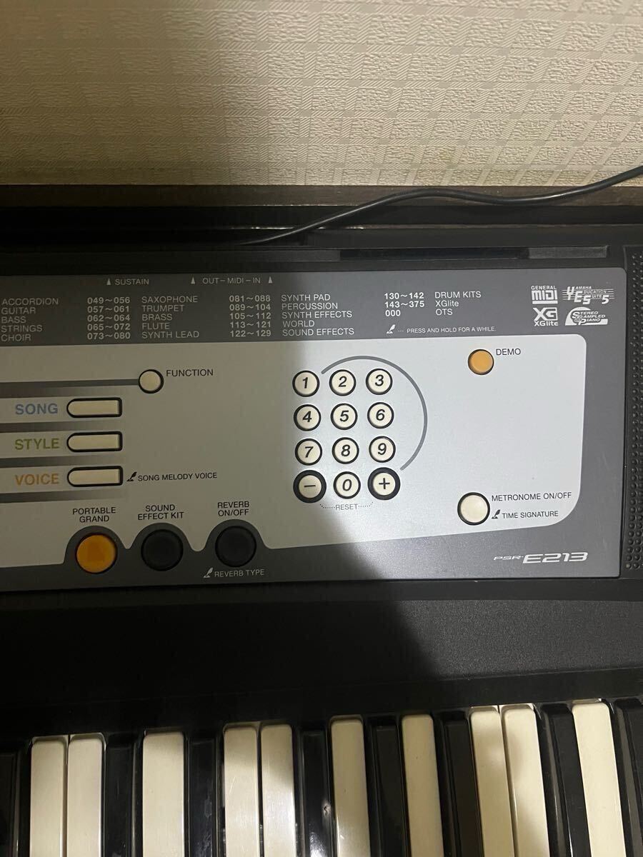 YAMAHA PSR E213 楽器 キーボード