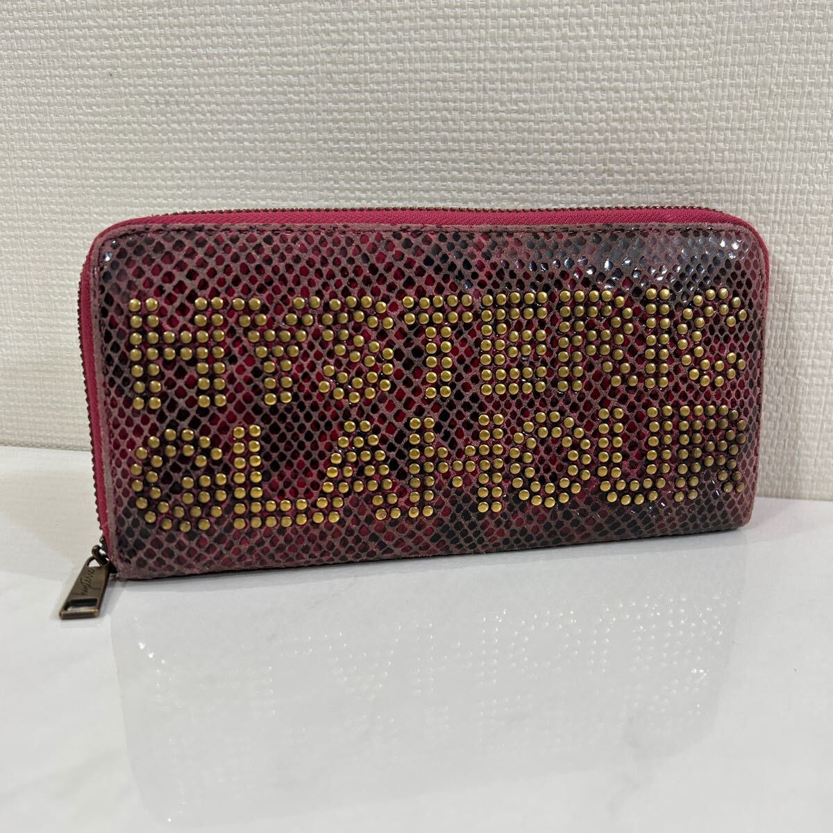 MYSTERIC GLAMOUR ヒステリックグラマー スタッズ付き 長財布 MYSTERIC GLAMOUR ヒステリックグラマー スタッズ付き 長財布