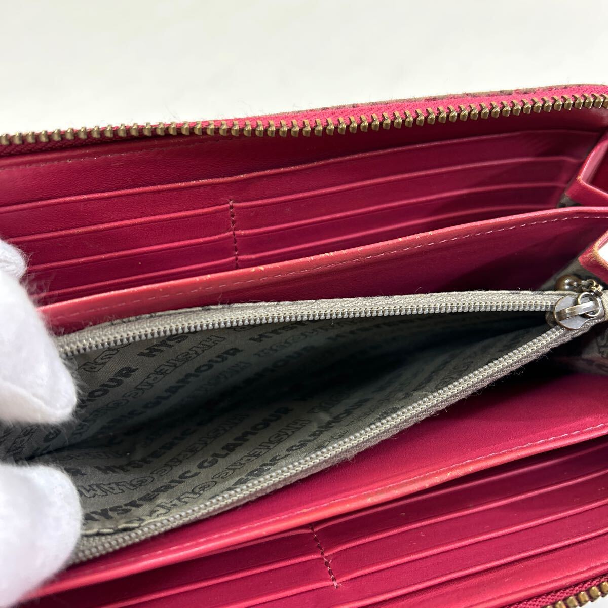 MYSTERIC GLAMOUR ヒステリックグラマー スタッズ付き 長財布 MYSTERIC GLAMOUR ヒステリックグラマー スタッズ付き 長財布