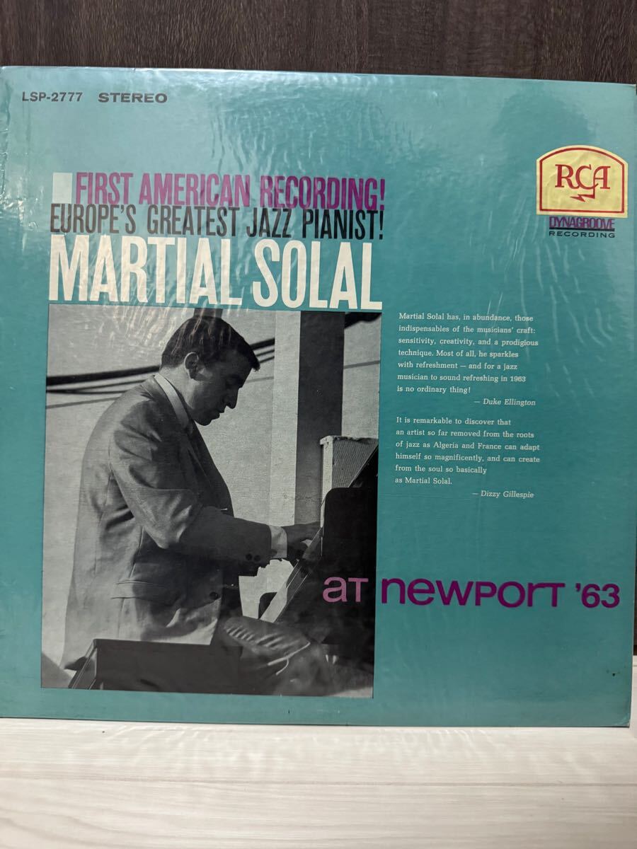 LPレコード　MARTIAL SOLAL AT NEWPORT ‘63