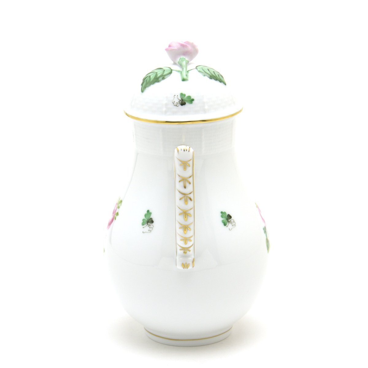 ヘレンド コーヒーポット ウィーンの薔薇・シンプル 薔薇飾り ヘレンド コーヒーポット ウィーンの薔薇・シンプル 薔薇飾り