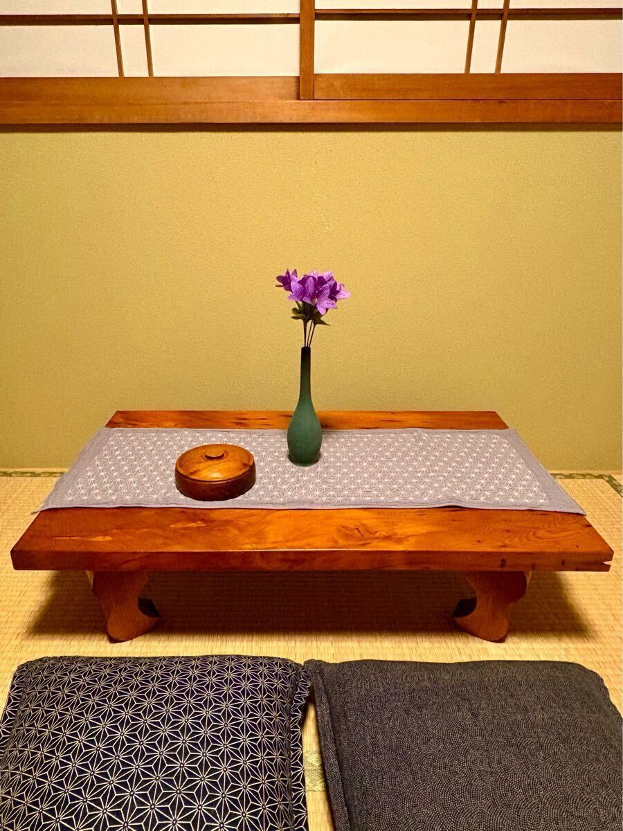 送料込み 屋久杉の座卓 ローテーブル 総無垢 一枚板 天然木 未 送料込み 屋久杉の座卓 ローテーブル 総無垢 一枚板 天然木 未
