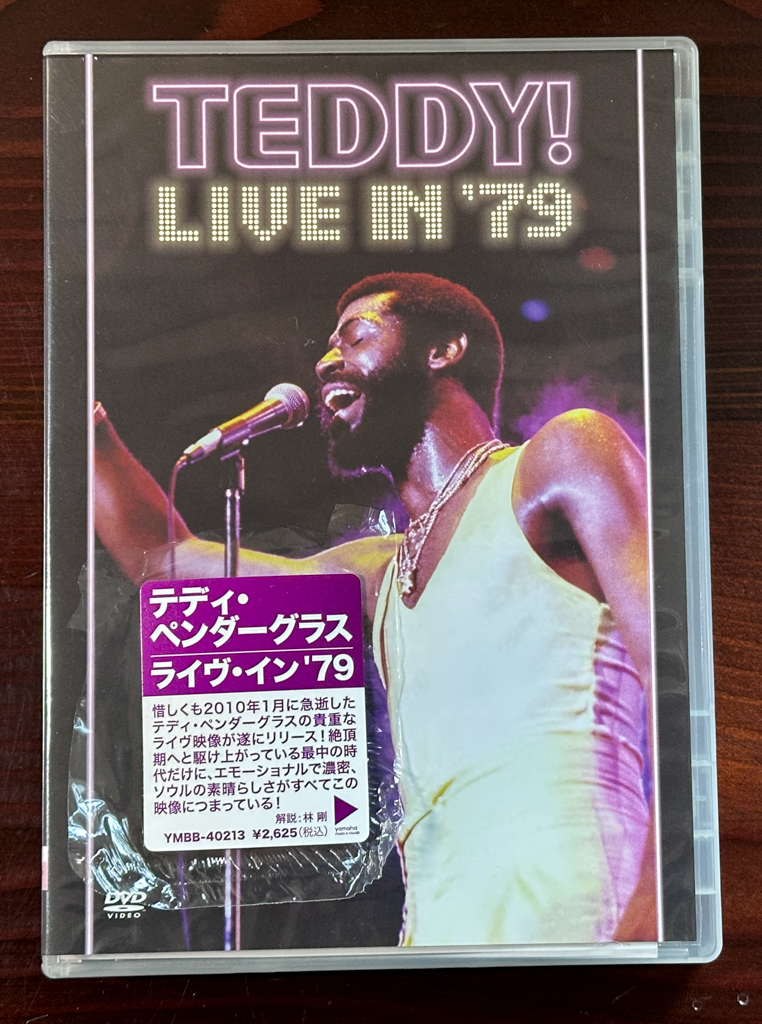美品 国内盤 テディ・ペンダーグラス　ライヴ・イン・’79