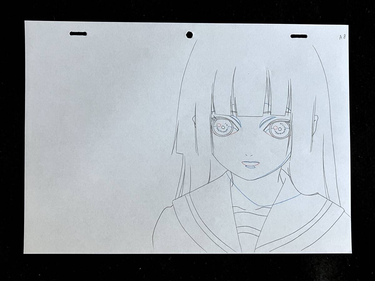 地獄少女　あい　直筆原画 地獄少女閻魔あい直筆原画