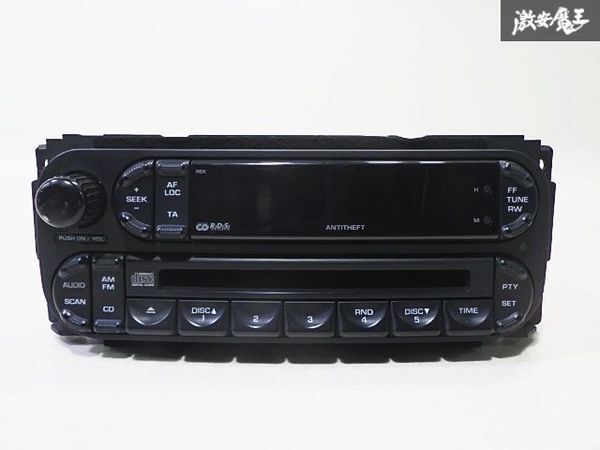 * с гарантией * Chrysler оригинальный PT24 PT Cruiser CD плеер панель AM FM корпус только P05091610AB немедленная уплата 