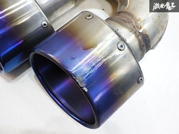 TOM'S トムス MXAA54 RAV4 ラブ4 デュアル マフラー テールエンド カッター チタン 左 左側 助手席 即納_画像7