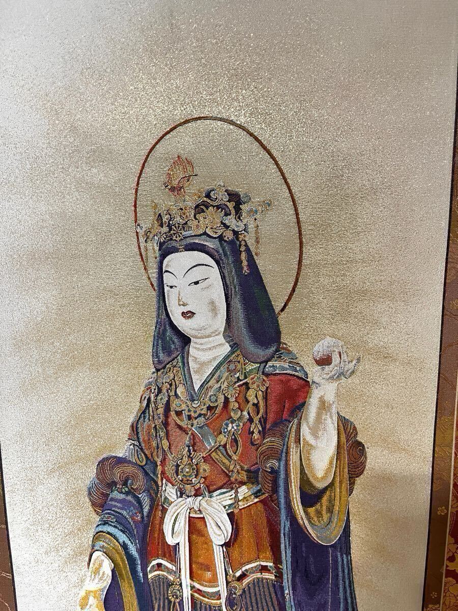 楽天市場】観音菩薩 仏画掛け軸（半切サイズ） : 仏像仏画