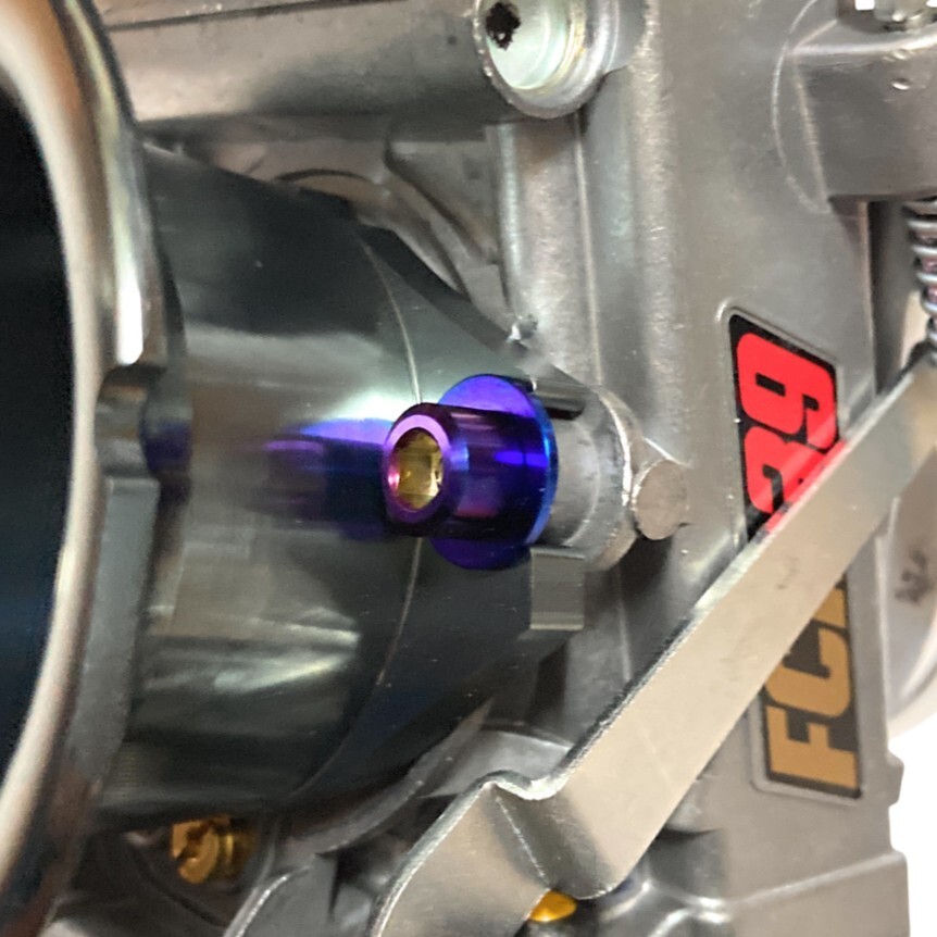 FCR チタンボルトセット ケイヒン ビス スクリュー FCR28 FCR32 FCR33 FCR35 FCR37 FCR39 FCR41 ファンネル フロートチャンバー キャップ 