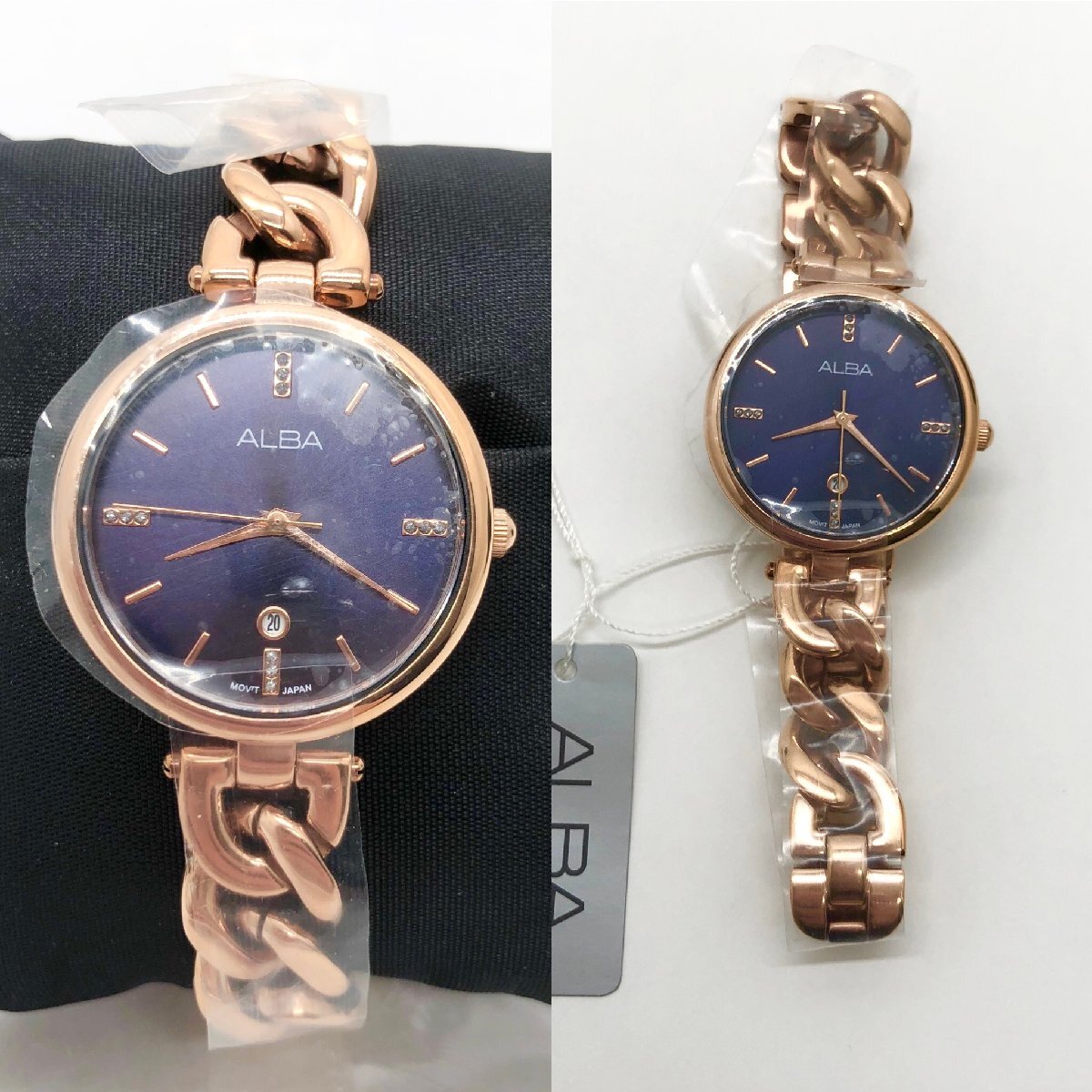 ◎N179【未使用】SEIKO セイコー ALBA アルバ AH7S66X1 電池式 腕時(shí)計(jì) 海外モデル(ma)