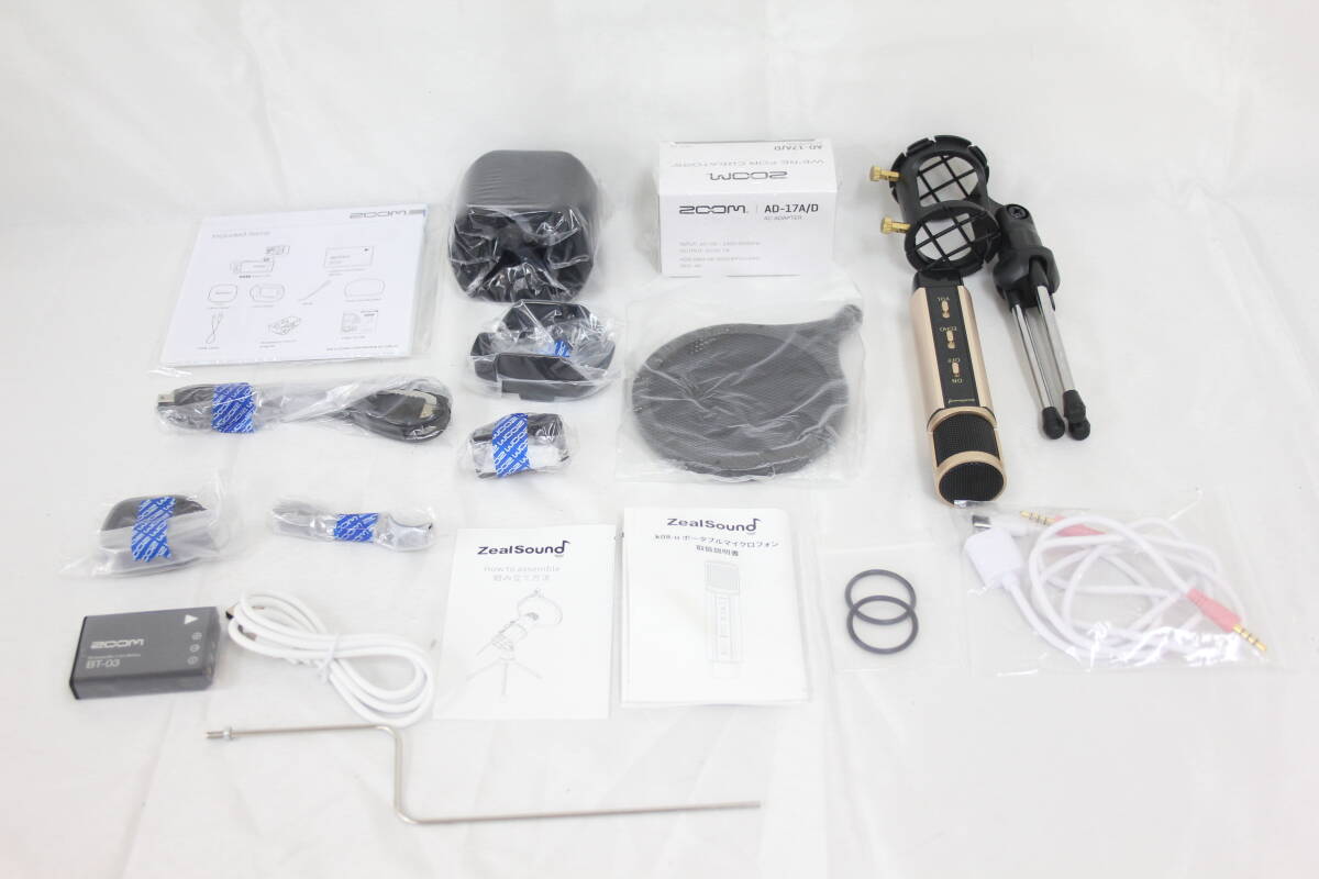 【未使用】 Zoom Q8 サウンドビデオカメラ ZealSound など付屬品多數(shù) M730