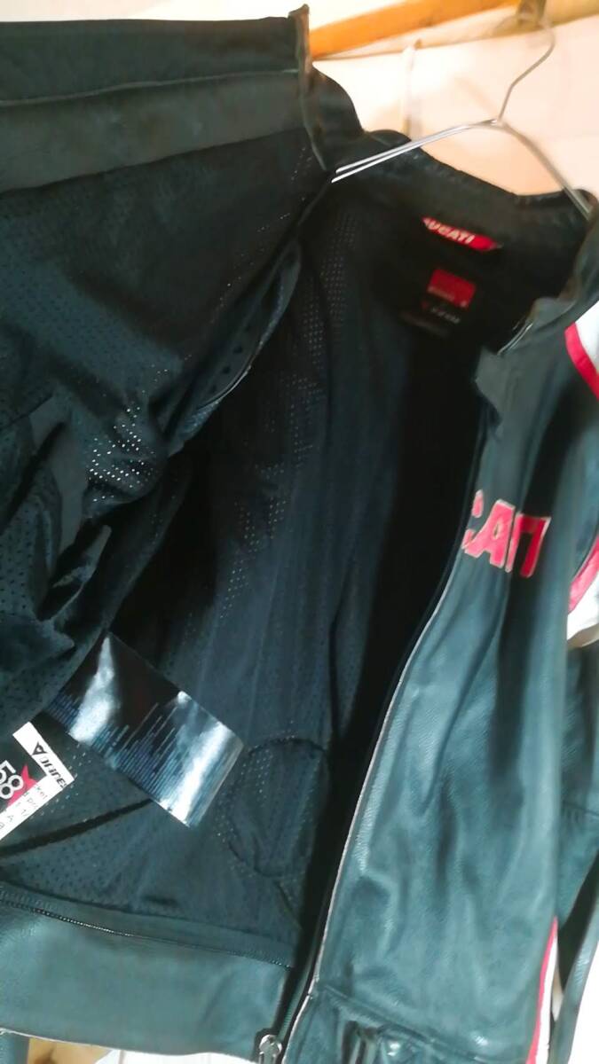 DUCATI by DAINESE/皮ツナギ上下/レーシングスーツ/レザーツナギ