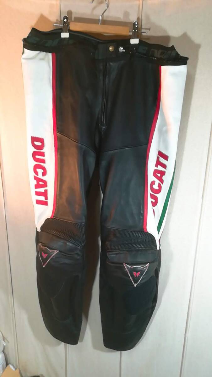DUCATI by DAINESE/皮ツナギ上下/レーシングスーツ/レザーツナギ