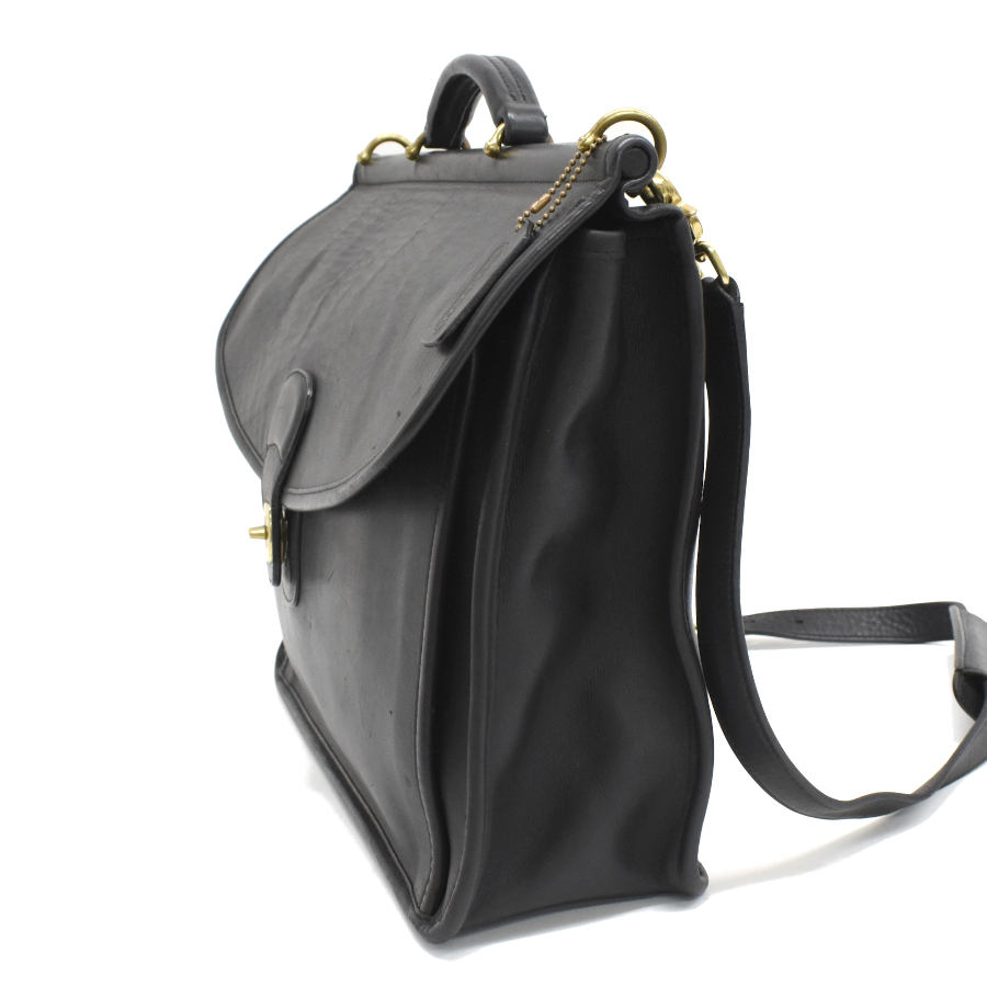 コーチ ビークマン ブリーフケース ビジネスバッグ 5266 レザー ブラック ゴールド金具 COACH Beekman