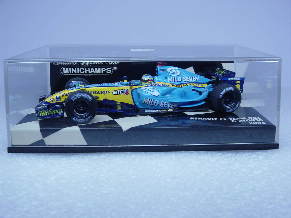 MINICHAMPS 1/43 RENAULT F1 R26 2006 #1 F.ALONSO ルノー フェルナンド・アロンソ マイルドセブン MILD SEVEN仕様