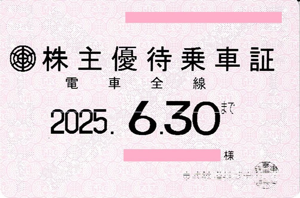 一部送料込◆東武鉄道◆株主優待乗車証 電車全線 定期型M-001 一部送料込◆東武鉄道◆株主優待乗車証 電車全線 定期型M-001