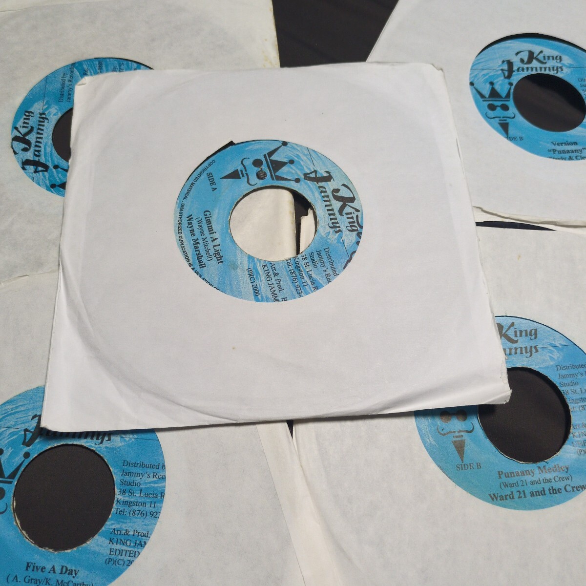 Punanny Riddim 5枚セット　Ward 21 Wayne Marshall Mr Vegas Big Tunel