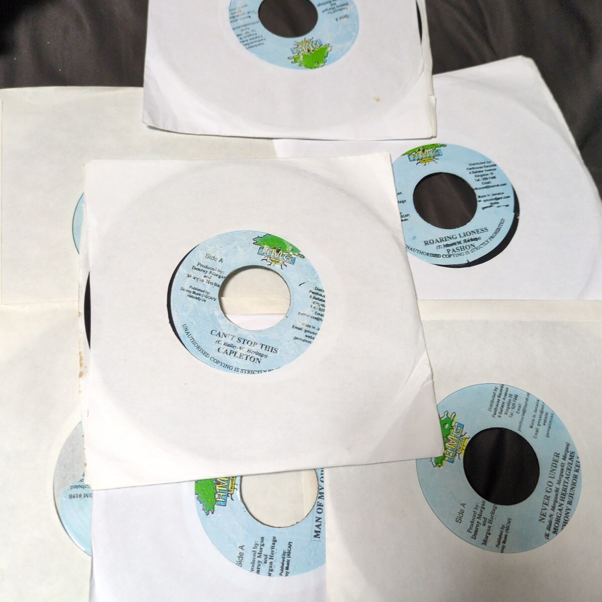 Never Go Under Riddim Big Tune同オケ7枚セット Morgan Heritage Capleton Jah Mason Antony B Junior Kelly 90s