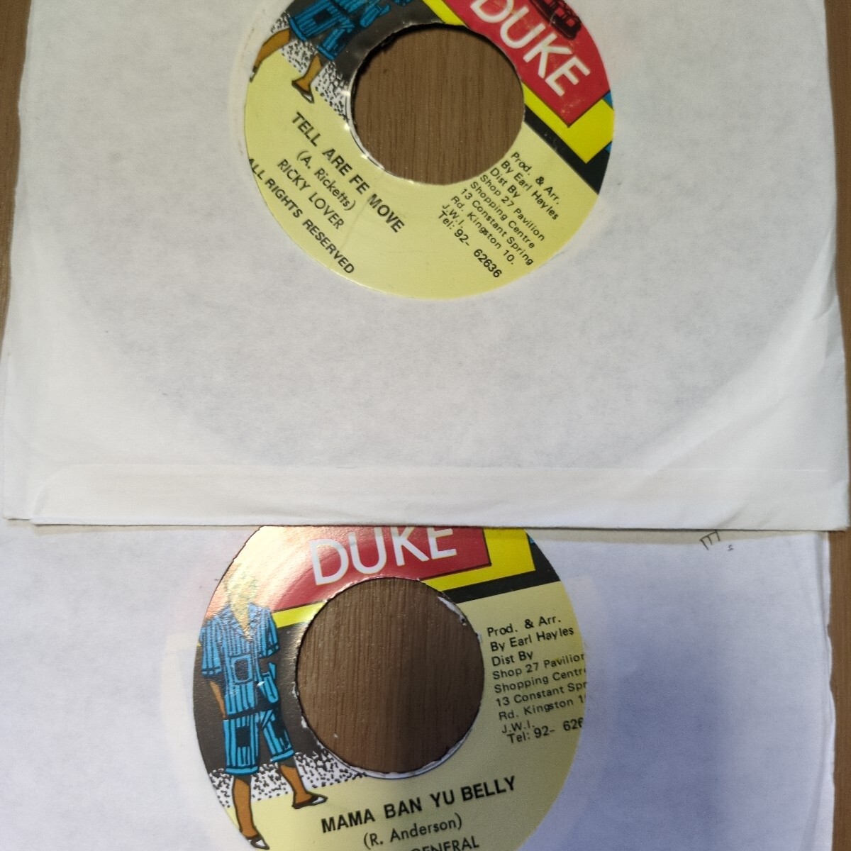 Head To Toe Riddim 同オケ2枚セット Ricky Lover Ricky General