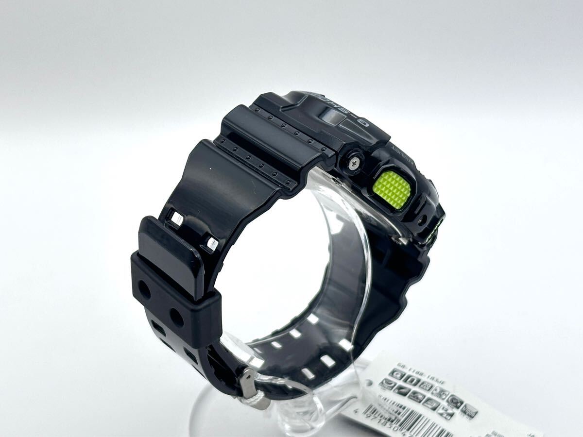 6-52 未使用 國內(nèi) 正規(guī) カシオ CASIO G-SHOCK ハイパー カラーズ GA-110B-1A3JF ブラック ライム グリーン Gショック 腕時計